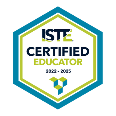After months (and months) of hard work, I can proudly say I am an ISTE Certified Educator!! #ISTE #ISTEcertification