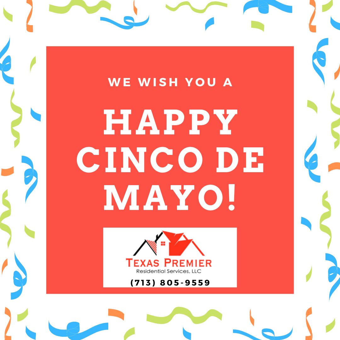Happy Cinco De Mayo from our family to yours! 

#texas #texasroofers #brenhamtexas #brenhamroofers #houston #houstonroofers #roofingcontractor #roofingcompany #houstontexas #hempsteadtexas