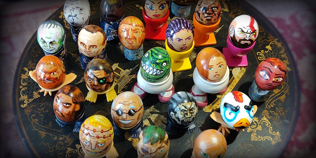 TheWildGames's tweet photo. It was easter a while ago but the egg hunt continues! Will you recognize The Wild Games's characters among these eggs?
Follow us @TheWildGames
#MVOL #MVOL_game #PTC #indiegame #indiegamedev #indiedev #escapegame #screenshotsaturday https://t.co/FdguepRyoa