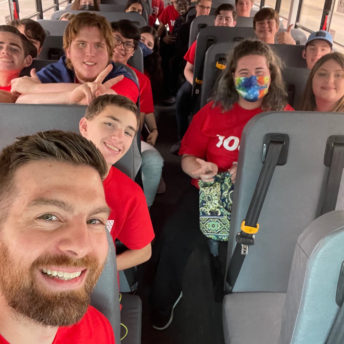 lovejoyrobotics's tweet photo. Your Lovejoy High School Robotics teams 1082 C E K R X Y and Z (a school record breaking 7 teams!) are on their way to #VEXWorlds where we aim to have fun, connect with teams from around the world and do some winning! #LETSGO #LovejoyRobotics #LovejoyProud https://t.co/FSJgopymmW