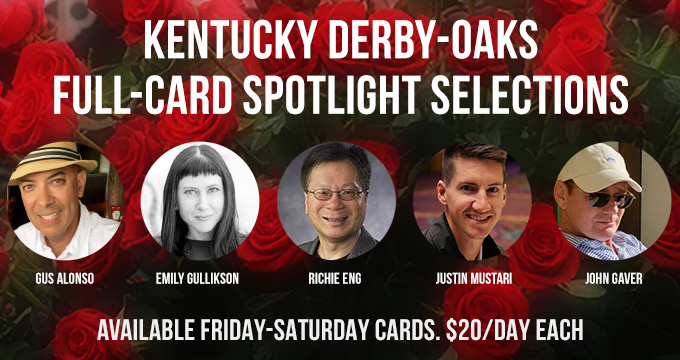 We are pleased to offer expert analysis from some of the nation's top handicappers - <a href="/bogey1967/">Gus Alonso</a> <a href="/EmilyOptixEQ/">Mayhemily</a> <a href="/RichEng4ProPick/">Richard Eng</a> <a href="/Justin_Mustari/">Justin Mustari</a> @gaver_john 

Head over to Brisnet.com/derby for all of our <a href="/KentuckyDerby/">Kentucky Derby</a> &amp; Oaks day analysis products!