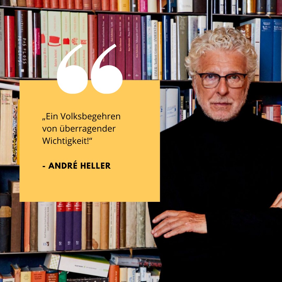 Antikorruption1's tweet photo. Wir begrüßen André Heller als unseren neuesten Unterstützer. Die Eintragungswoche läuft noch 5 Tage. Online unterschreiben dauert weniger als 30 Sekunden: https://t.co/xEIN4xWrZl https://t.co/lG6oyStVnb