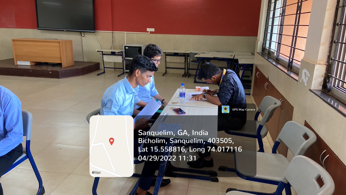 GCSanquelim's tweet photo. Glimpses of the Placement Drive conducted on 29 April 2022 for final year students of undergraduate and postgraduate courses of GCS https://t.co/qVzdM7qQrr