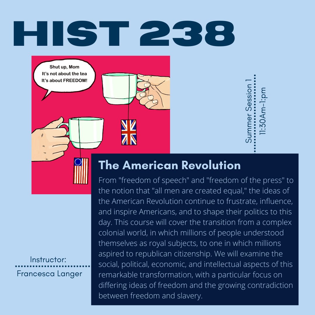 UNC History on Twitter "Here's another of our Summer Session 1 options