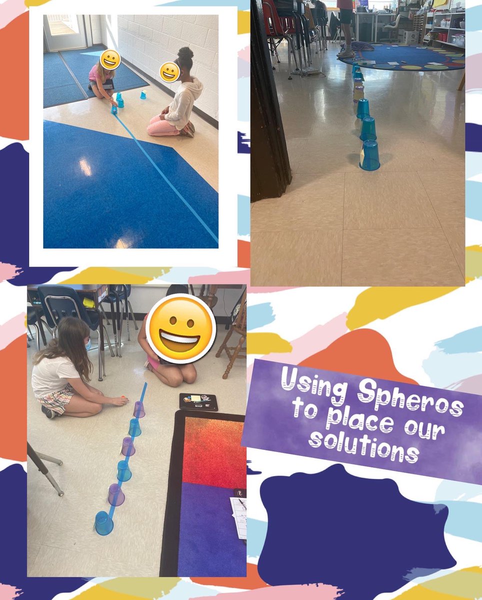Elem_InnovaSHAN's tweet photo. Check out these 4th grade @Crestview_HCPS cardinals using @Sphero and #spherominis to put their math solutions in order from least to greatest. Fun review for upcoming #SOLtesting #hcpsinnovates @ms_guertin https://t.co/SxfpKxkIjg
