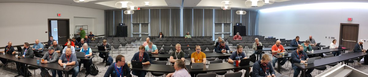 gwblok's tweet photo. #MMSMOA
Come to Minnetonka BC to see @miketerrill and I present on everyone's favorite programming language, Task Sequences.
Come see how you can use native and not so native tricks to accomplish your goals
#ComfigMgr #SCCM
These folks are here early and excited @mmsmoa https://t.co/HgFvMHZ47n