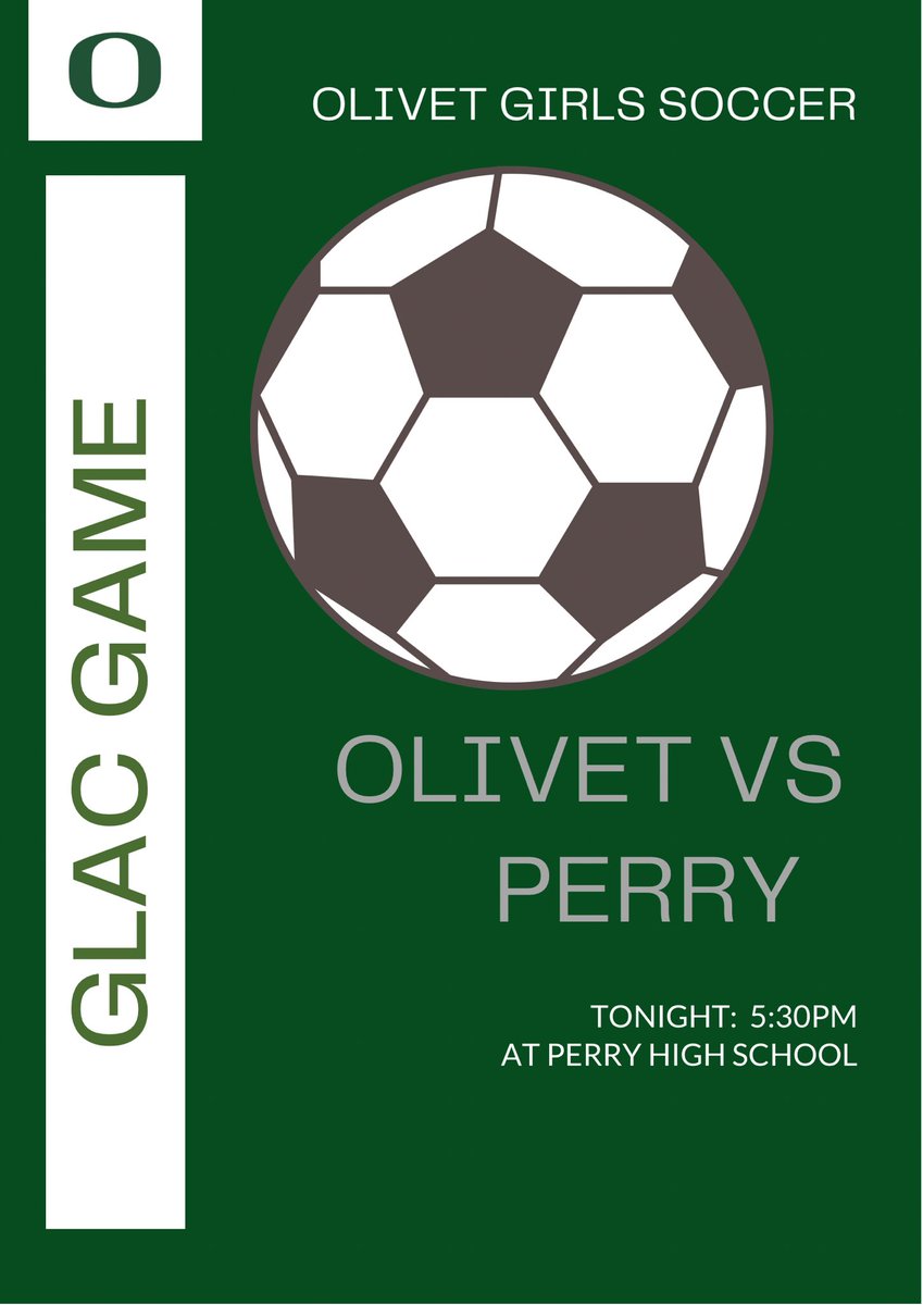 Oeaglessoccer's tweet photo. Olivet Soccer ladies go on the road for a GLAC game at Perry H.S.

Game time 530pm.

@OlivetSports https://t.co/GoYV0K3gMx