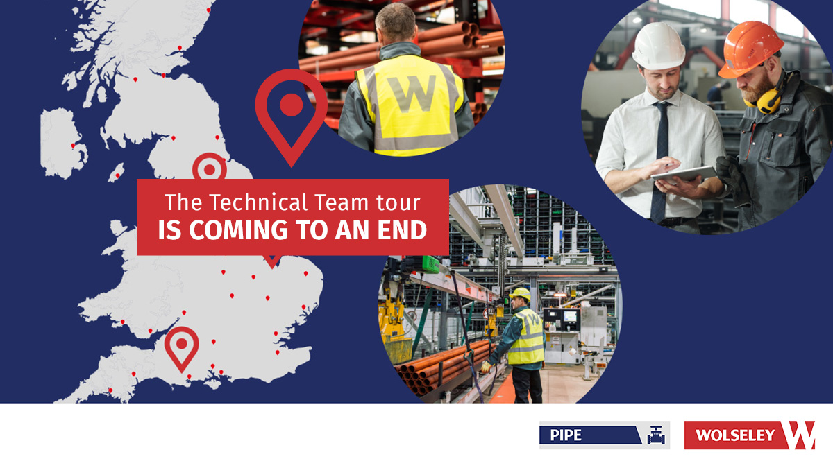 WolseleyPipe's tweet image. The Technical Team's UK tour is coming to an end this month.  
 
They've loved visiting all 59 branches, meeting and upskilling the staff on the front line.  
 
To find out more about the team 👉 bit.ly/3w8eqTW  
 
#WolseleyPipe #PipeExperts #WeAreWolseley