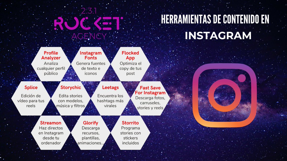 👩‍💻Marketing y Estrategia Digital en #Instagram  

Nos apasiona impulsar marcas y por aquí te damos contenido de valor✍️ y nos divertimos mucho!  

Síguenos para ayudarte a lanzar tu marca.
<a href="/231RocketAgency/">231 Rocket Agency - Marketing Digital</a> 👈

#instagram #marketing #agenciasdemarketing #herramientasdecontenidos