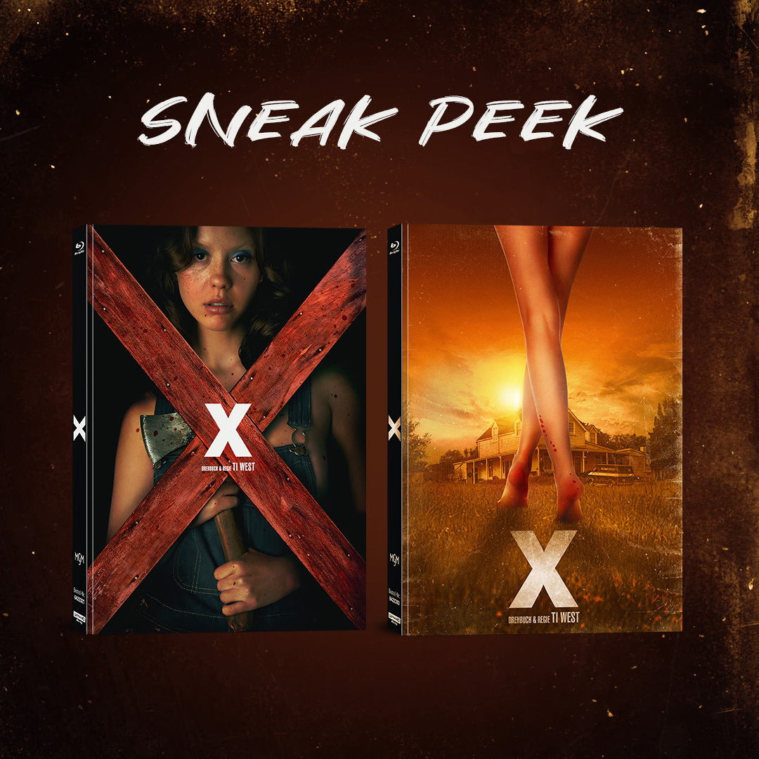 cplght's tweet photo. Sneak Peek. Wie findet ihr die beiden Mediabook-Entwürfe zu X? Was ist euer Lieblingsmotiv? Und wer nicht so lange warten will geht erstmal ins Kino! X könnt ihr euch ab dem 19. Mai auf der großen Leinwand ansehen. https://t.co/mcSyv091W4