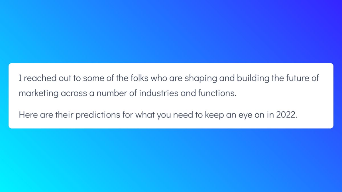 5/ Bring in your communityPay attention to your community and tap into the expertise that's already there.• Refer to webinar chats• Share LinkedIn posts• Embed tweet replies• Ask them. :)Examples:  @ccmarce_writes;  @randfish