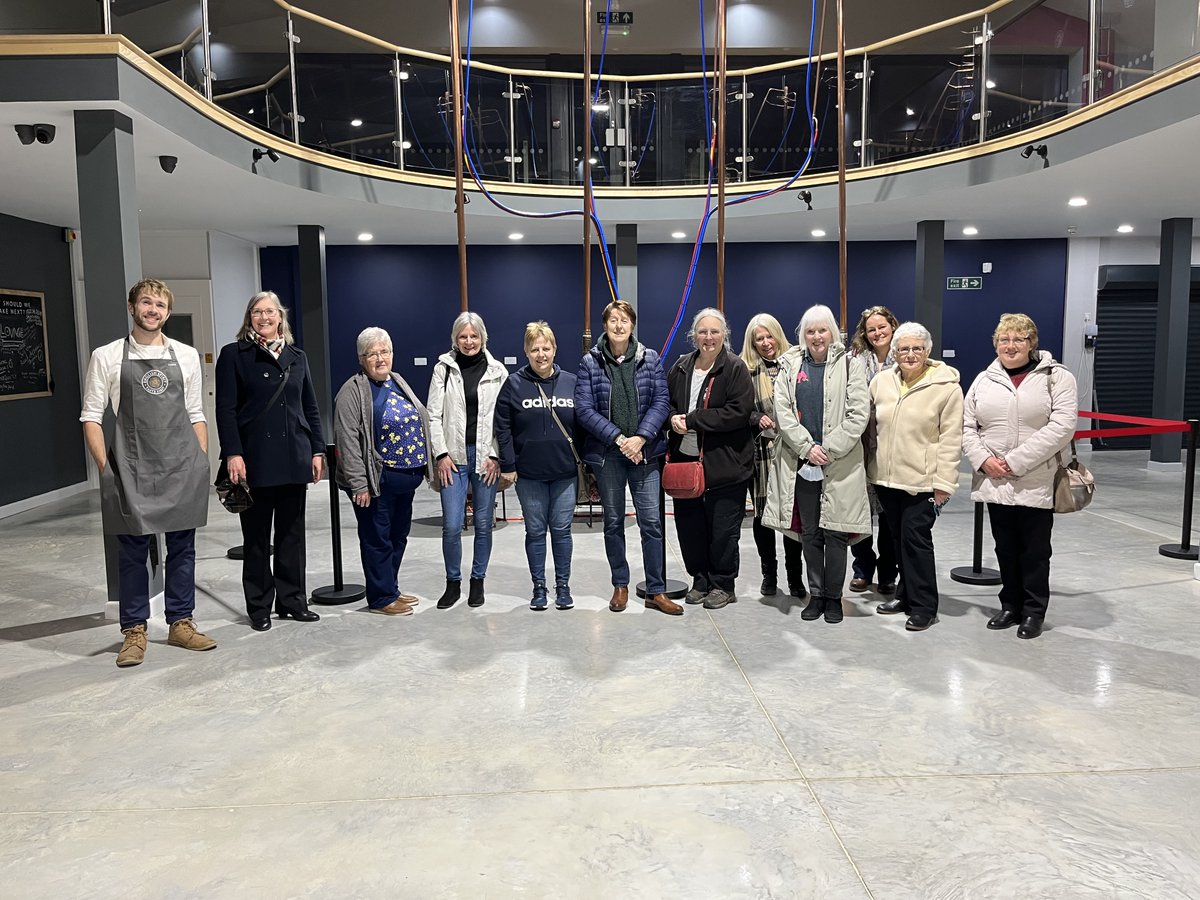 A group of friends and neighbours from Clawton, which our Office Manager Jennifer is a part of, recently visited a project of ours, @englishspirituk near #Launceston. We would like to give a huge thanks to James for an informative and enjoyable tour of #TreguddickManor.