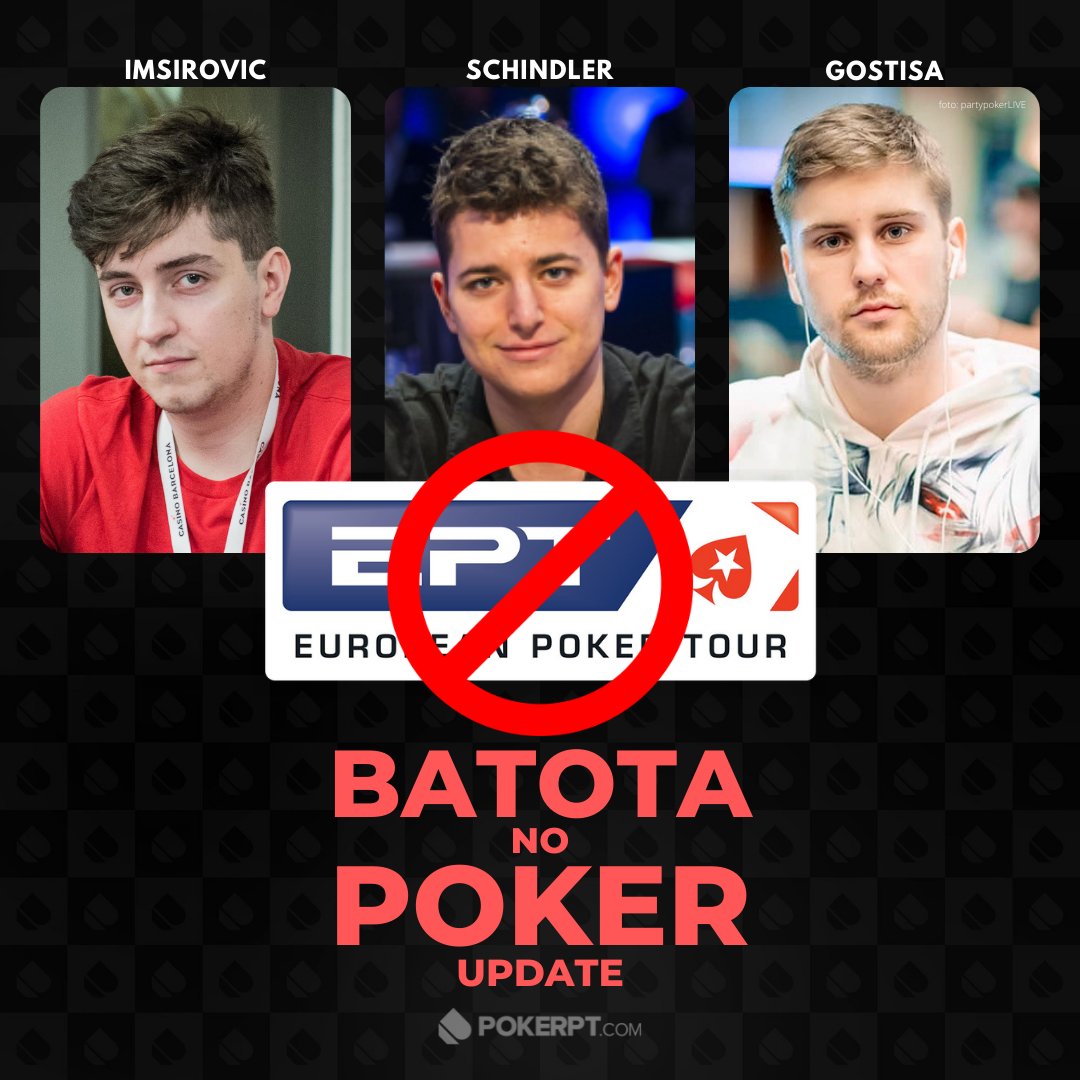 PokerPT's tweet photo. A meio do festival em Monte-Carlo a #PokerStars fechou a porta a trio de jogadores high stakes.
➕info➡ https://t.co/wLBYl9MbdR
#Poker #Batota #EPT https://t.co/wN1Zsajjbv