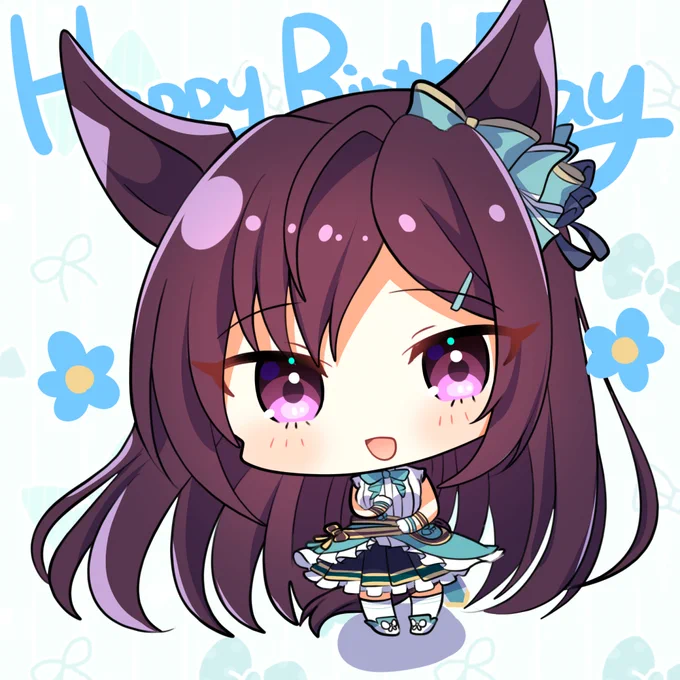 メジロドーベルさん誕生日おめでとうございます🎀✨
#ウマ娘 #メジロドーベル #メジロドーベル生誕祭2022 