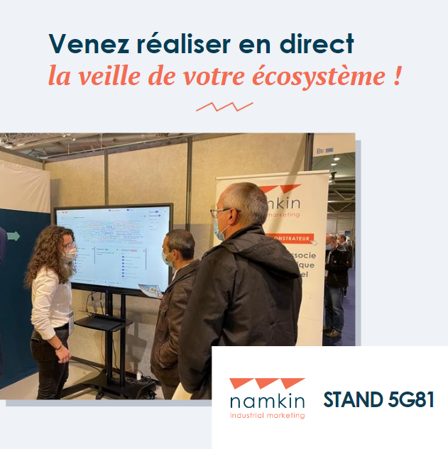 NamkinMarketing's tweet photo. [J-13 @Salon_GI]

Namkin présent parmi les 20 start-ups du village  #IA ! 
La connaissance de votre écosystème est au cœur de vos enjeux de transformation ? 

Venez réaliser en direct votre veille sur notre plateforme SaaS dédiée à la #data #marketing !

📍 Stand 5G81

#Industrie https://t.co/xS6EF4KqoW