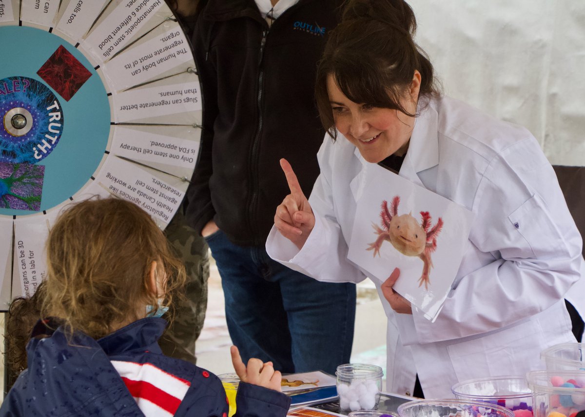 SoapboxSciVan's tweet photo. Several hundred people attended the Riley Park Farmers' Market last Saturday and despite the rain, many stopped to chat with our #WomenInSTEM! Many also wondered when our next event will be... stay tuned for 2023👩‍🔬

📸: @CelesteKieran https://t.co/X4fsYiD3dK