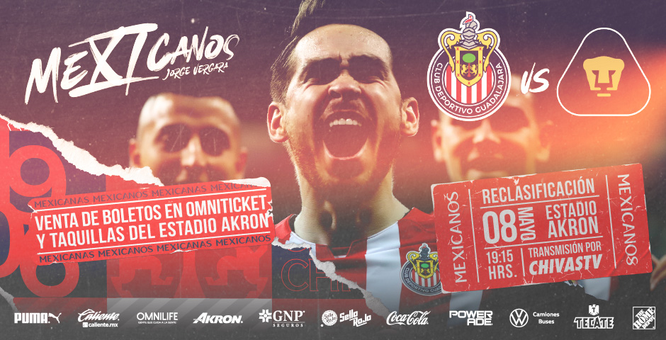Chivas's tweet photo. 🤯🏟 Ya comenzó la venta general para el juego de Reclasificación de este domingo. 

🎟🎟 https://t.co/8XpOrWBnUS
🏟 Taquillas del @EstadioAKRON. 
🏬 Islas Chivas (Plaza Galerías y Plaza del Sol). https://t.co/qRgYZkGveA