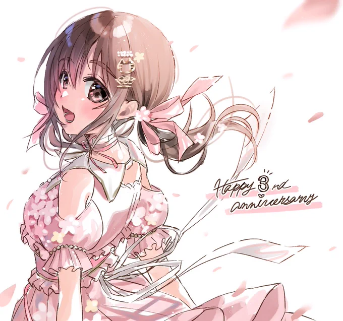 三周年おめでとう!🌸🌸🌸
#ことはあーと 
