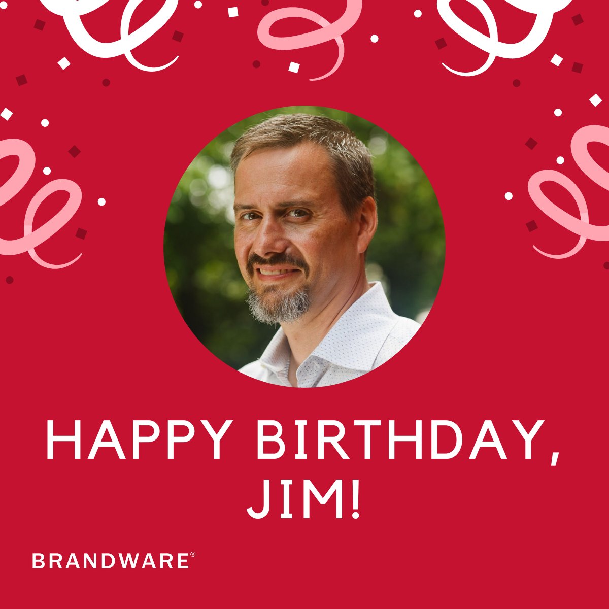 BrandwareGroup's tweet photo. Today we celebrate another trip around the sun with our fearless vice president of communications, Jim Taylor! Wishing you a wonderful birthday �� https://t.co/Xm0iCiy2O6