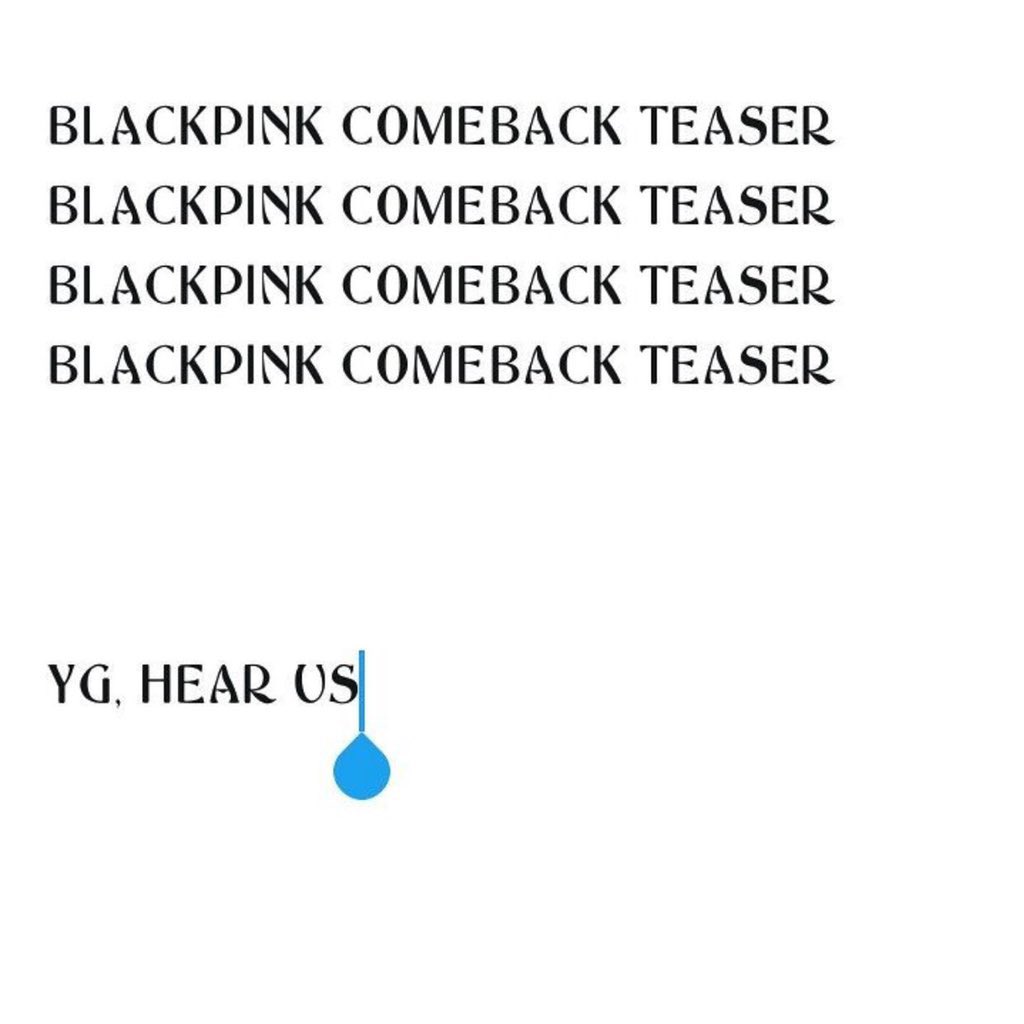 BBU_BLACKPINK's tweet photo. WHEN? @ygent_official @BLACKPINK https://t.co/aoD7eYQQ1K