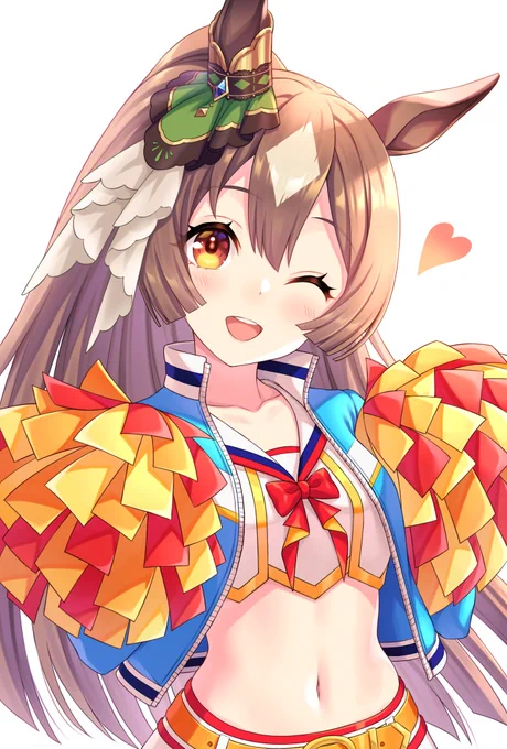 ポニテ&amp;チア衣装ダイヤちゃん
#ウマ娘 