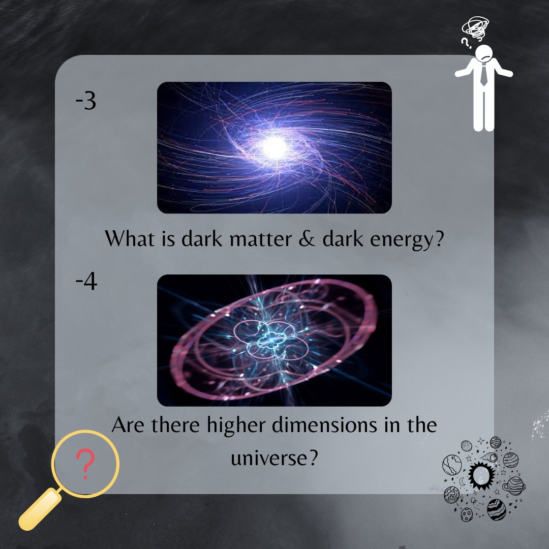 CheckedIt1's tweet photo. Top 6 Unsolved Mysteries of the Universe.

#physics #mystery #universe #blackhole #aliens #dimensions #antimatter #dimensions #darkmatter #time #checkedit #checked_it #educhecked https://t.co/qXnhm0e1K4
