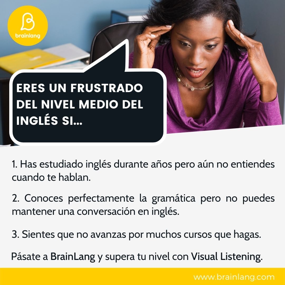 BrainLangVL's tweet photo. ¿Llevas años estudiando inglés pero sientes que no avanzas?
¿Te aburre realizar ejercicios de gramática para no ser capaz de mantener una conversación en inglés?
Si te identificas, eres un frustrado@ del nivel medio en inglés.. 😉
#BrainLang #Doitinenglish #VisualListening https://t.co/An0saQcg2n