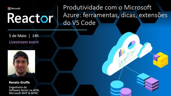 VictorDevRel's tweet photo. Hoje às 14h ao vivo: Global Azure Days - Ferramentas, dicas, extensões do VS Code, com @RenatoGroff 

Mais informações: https://t.co/AIwpDZj8En 

#ReactorSaoPaulo #MicrosoftReactor #GlobalAzureDay #GlobalAzure #Azure #MicrosoftAzure #VSCode #bolhadev #dev https://t.co/nte00dYKG2