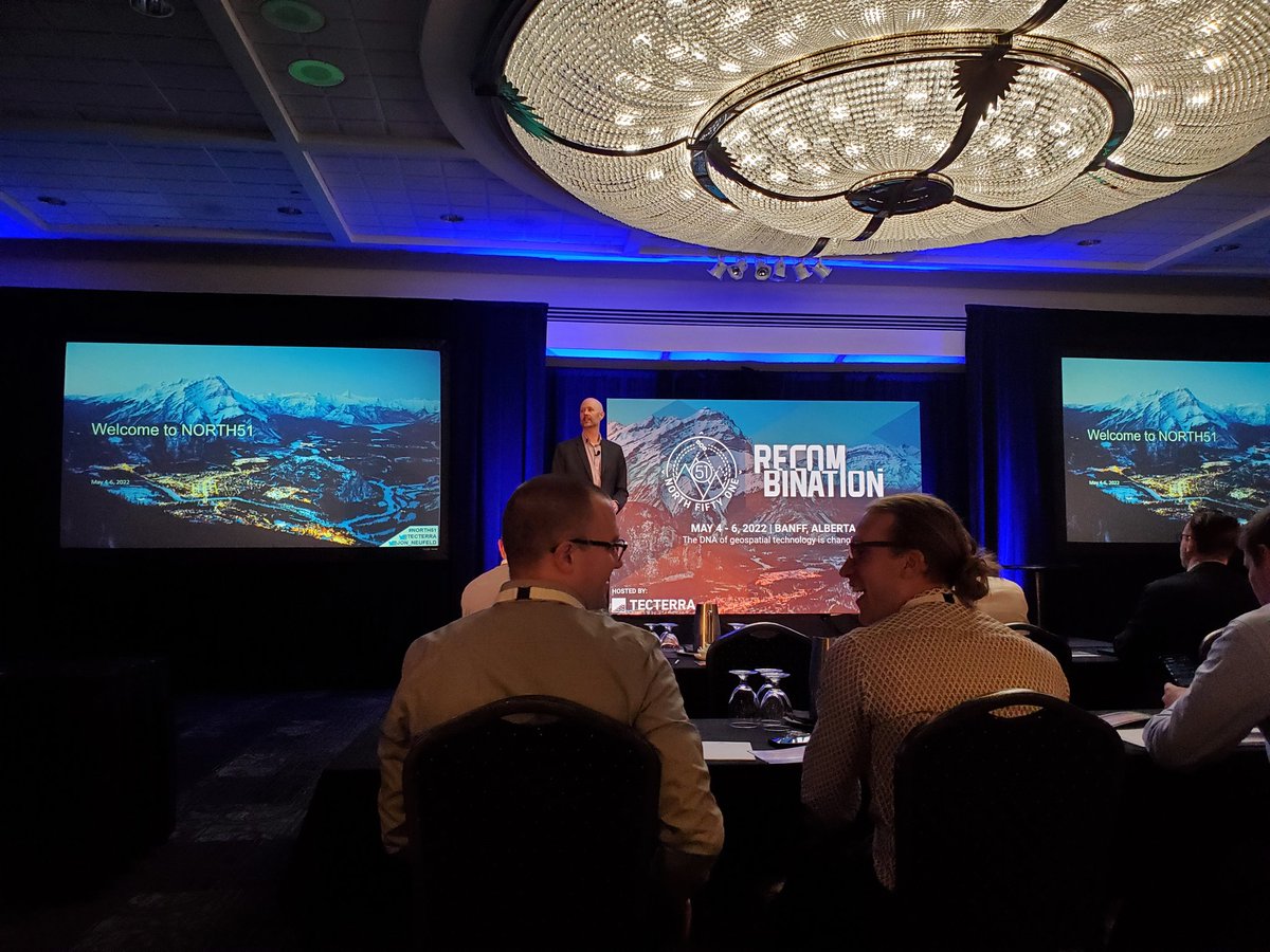 Things are kicking off at #north51! @jon_neufeld <a href="/TECTERRA/">TECTERRA</a> <a href="/sparkgeo/">Sparkgeo</a>