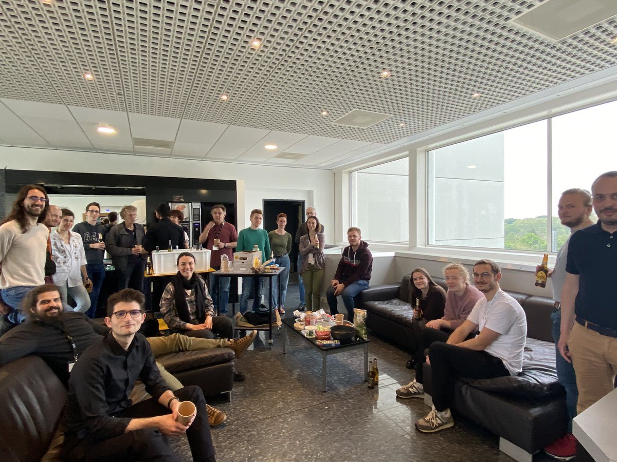 LaszloTora's tweet photo. We just said goodbye to Dr. Kenny S. with a nice farewell party. We wish him all the best for his new incoming job experience. https://t.co/P51c7zBZsf