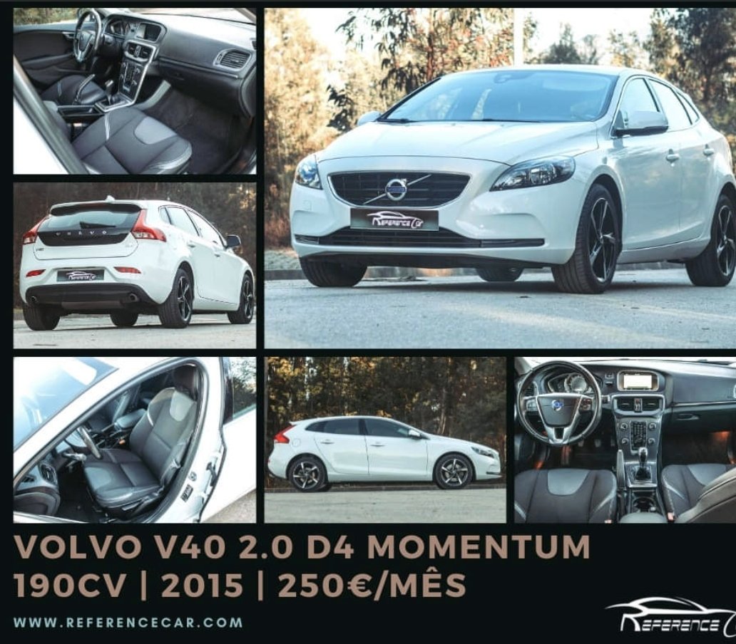 CarReference's tweet photo. 🚗 VOLVO V40 2.0 D4 MOMENTUM 190CV | 2015 🚗

🔹Marca: VOLVO
🔹Modelo: V40 D4
🔹Cilindrada: 2.0
🔹Potência: 190 Cv
🔹Ano: 2015
🔹KM: 160.000
🔹Combustível: DIESEL

🔸PRESTAÇÃO: Desde 250€/MÊS 
🔸PVP: 17990€
👉Fotos e info em https://t.co/8kUrqLfB2s https://t.co/6SOwYaj7c3