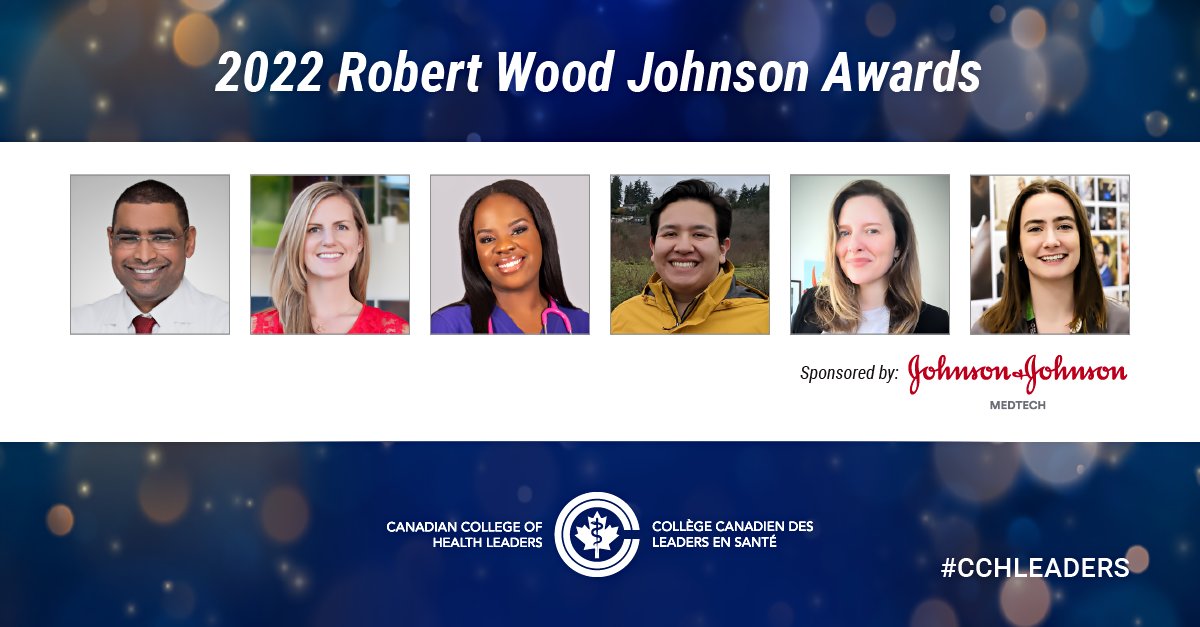 CCHL_CCLS's tweet photo. #CCHLeaders Robert Wood Johnson Awards: Dr. Saeed Elassy @Saeed94133632 @DalhousieU - Nicole Didiuk @UBC - Stéphanie Bumba @UMontreal - Jesse Alook @UAlberta - Elizabeth Tanguay @eli_tanguay @uOttawa - Eimear Murphy  @EimearMurphy4 @UofT > TY @JNJMedTech > https://t.co/XarPVjnuh6 https://t.co/qIKN6Y86Qv