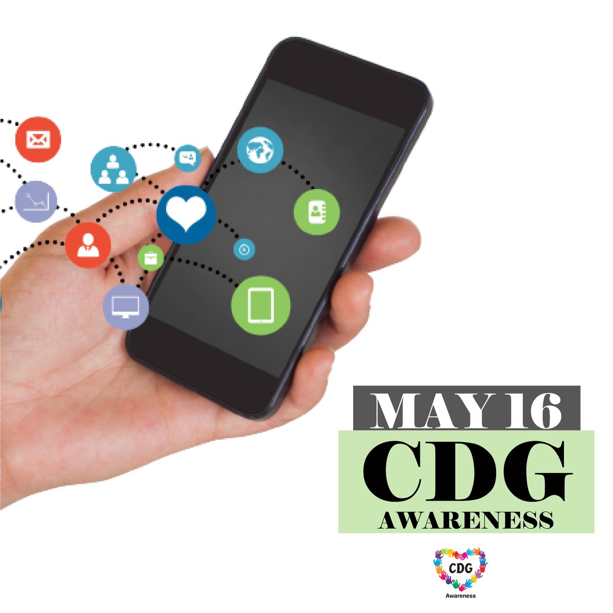 worldCDG's tweet photo. World CDG Day - May 16 is approaching!๐
Sharing information is an effective way to make your local community learn about CDG.
More #CDGAwareness means more interest, and ultimately, more advances towards treatments and therapies!๐
#WorldCDGDay #StandUnited4CDG #CDGGoGreen https://t.co/ebuFaHE0jW
