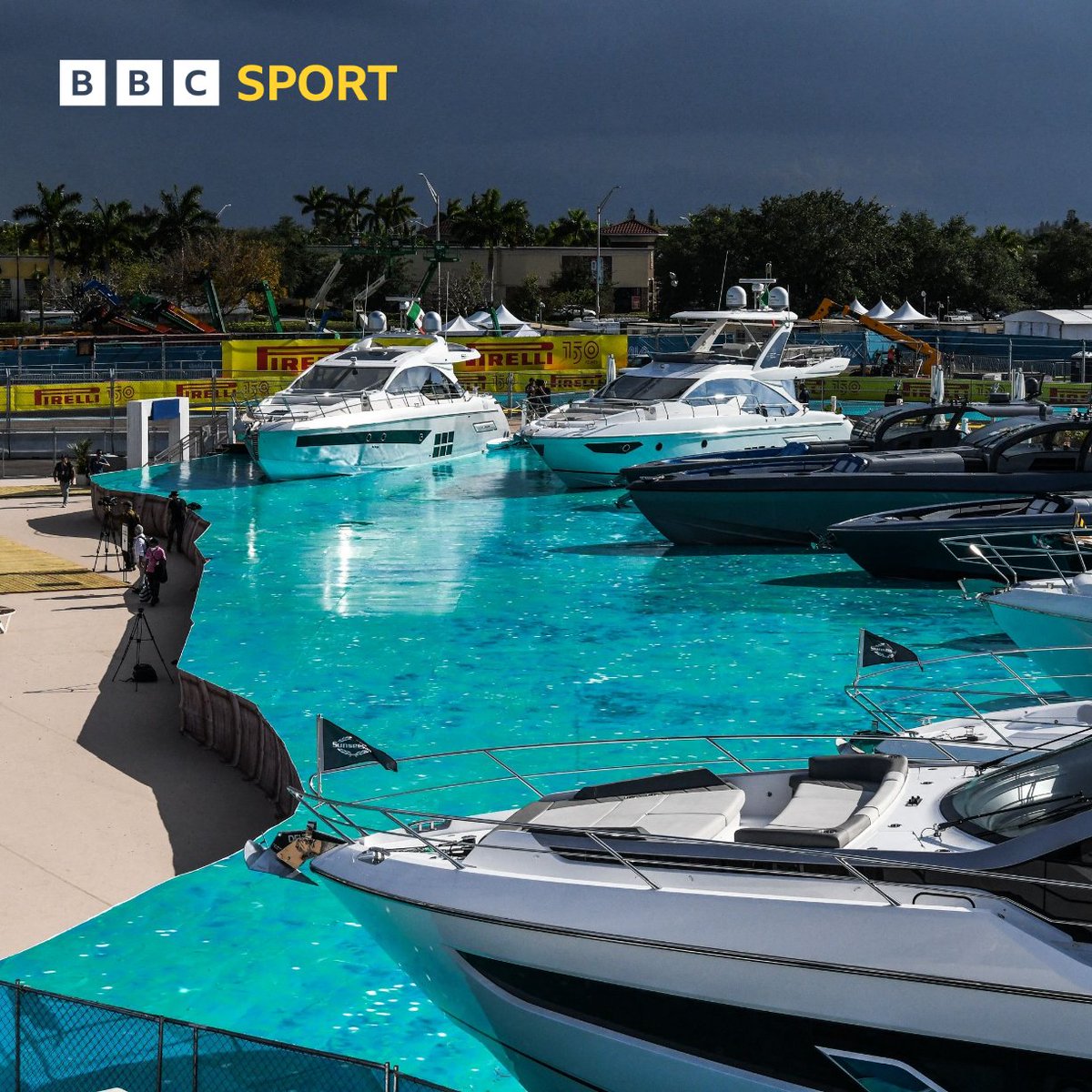 BBCSport's tweet photo. The Formula 1 roadshow has well and truly landed in Miami.

It's going to be a scene to behold! 👀

#BBCF1 #F1 #MiamiGP