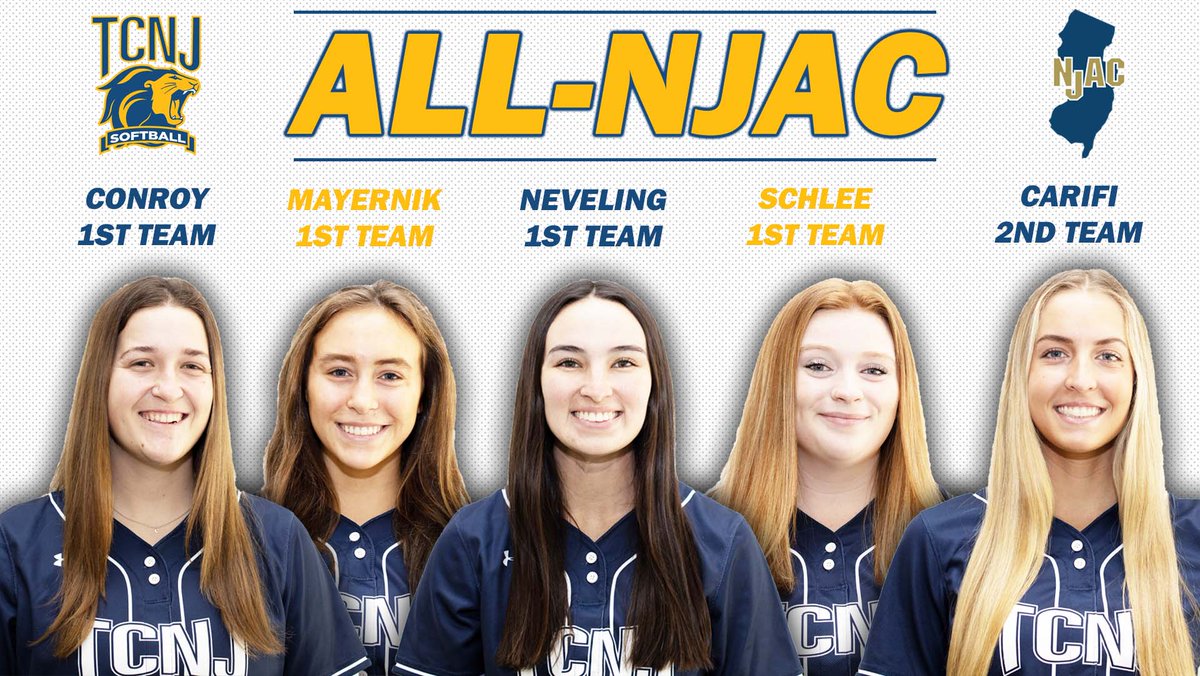 SB | Lions place 5 on All-NJAC Team

tcnjathletics.com/news/2022/5/5/…

#TCNJ #LionPride #d3sb <a href="/TCNJSoftball/">TCNJ Softball</a>
