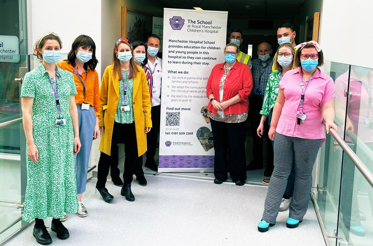 _TheMHS's tweet image. Our RMCH staff are wearing their brights for #PMLDAwarenessDay today! 
We are proud to support students with #PMLD at Manchester Hospital School 😊
@Point5PMLD @PMLDlink #pmldchat