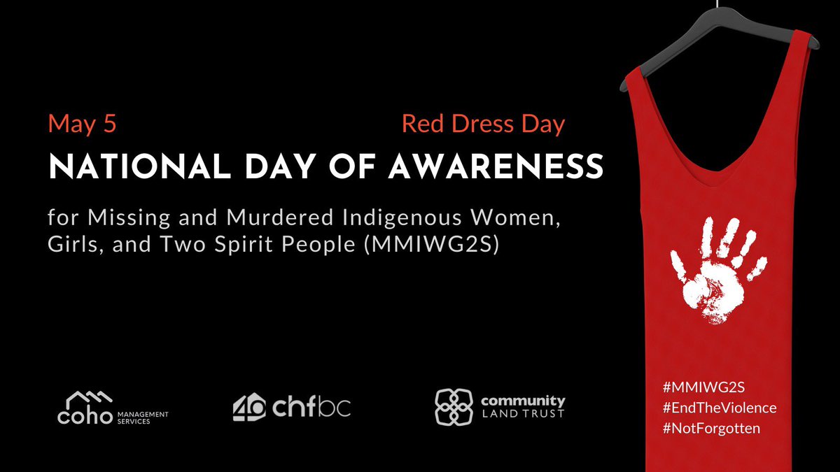 UnitedWeCurl's tweet photo. On this National Day of Awareness for Missing and Murdered Indigenous Women, Girls, and Two-Spirit People, we honour and remember all #MMIWG2S people, as well as the loved ones and communities who have been affected by these acts of gender-based violence. #RedDressDay https://t.co/NUQYxLrxZB