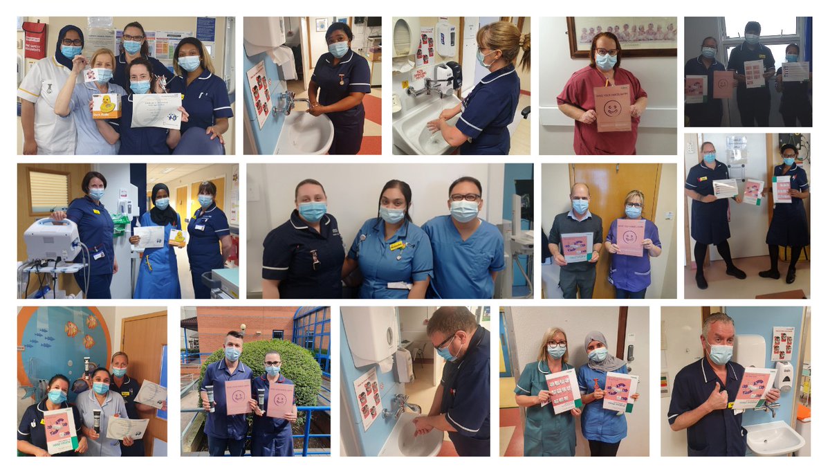 Today is World Hand Hygiene Day and the IPC Team has been out and about chatting to our colleagues at @uhbtrust about the importance of hand hygiene. It was great to speak to so many engaged staff, and even better to get so many nominations for Hand Hygiene Heroes on our wards!