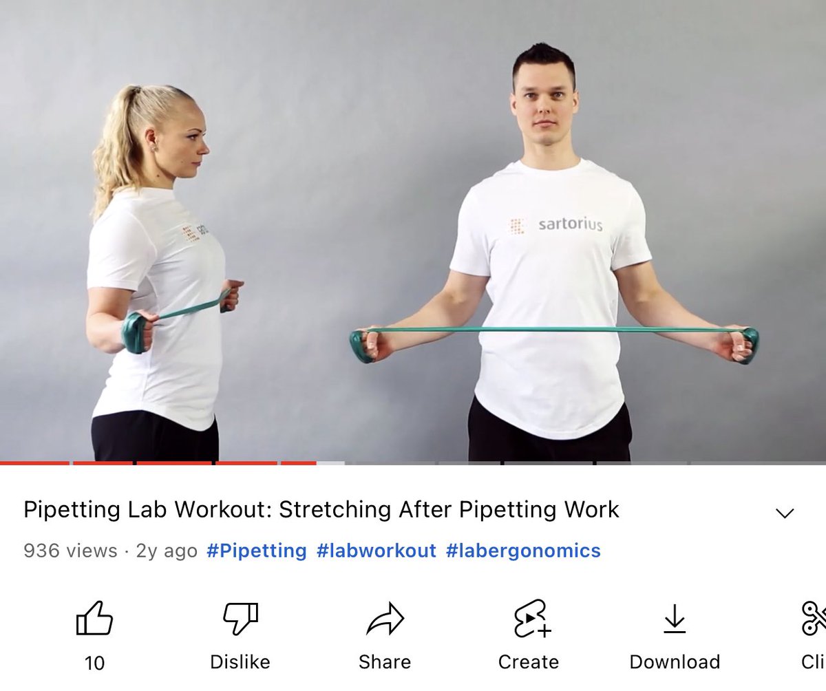 VanessaCasha's tweet image. Don’t forget to stretch after you run your PCR  😂 #labworkout #labergonomics #stem #phdchat #sciencetwitter #neurotwitter (stumbled upon this entirely by accident)