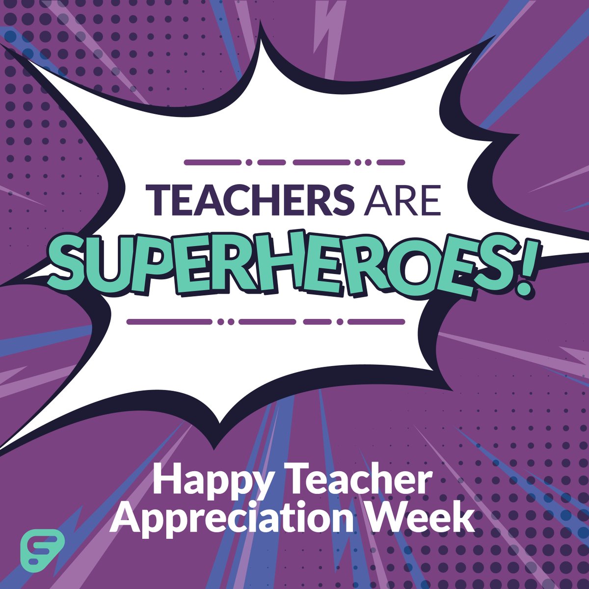 FrontlineEdu's tweet photo. On behalf of the team at Frontline Education, THANK YOU to all of the superhero teachers on the front lines, changing the lives of students every day. This #TeacherAppreciationWeek, share the impact a superhero teacher has made in your life using #superheroteacher https://t.co/7hI5WCijDh