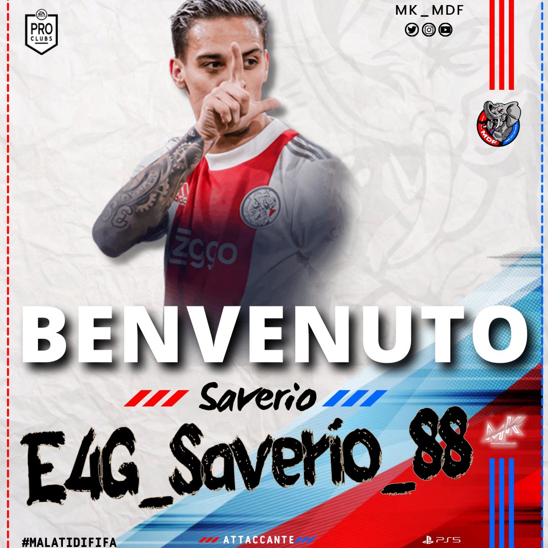 MDFCLUBFC's tweet photo. ๐ด ๐๐๐ก๐ฉ๐๐ก๐จ๐ง๐ข ๐ฆ๐๐ฉ๐๐ฅ๐๐ข ๐ต
@E4G_Saverio_88 _ รจ un nuovo player degli MDF!
๐ช๐ป Benvenuto Saverio! ๐๐ป
โฅ๏ธ๐ #malatidififa #GoMDF #ForzaMDF #MKgaming #PlayStation5 #FIFA22 https://t.co/VYqXhPegOq