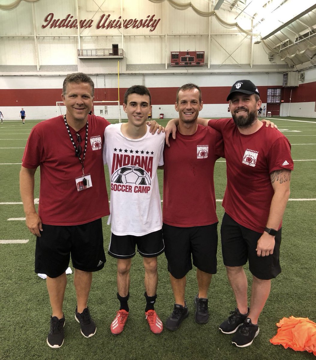 iusoccercamp's tweet photo. TBT at Indiana Soccer Camp.  Identify the past (pic 1), current (pic 2), and incoming IU player (pic 3) during their camp days. Retweet and reply with your three answers for a chance to win a free adidas IU Soccer hat. Additional hints coming later today #iusoccercampchallenge https://t.co/vpx45NbjtK