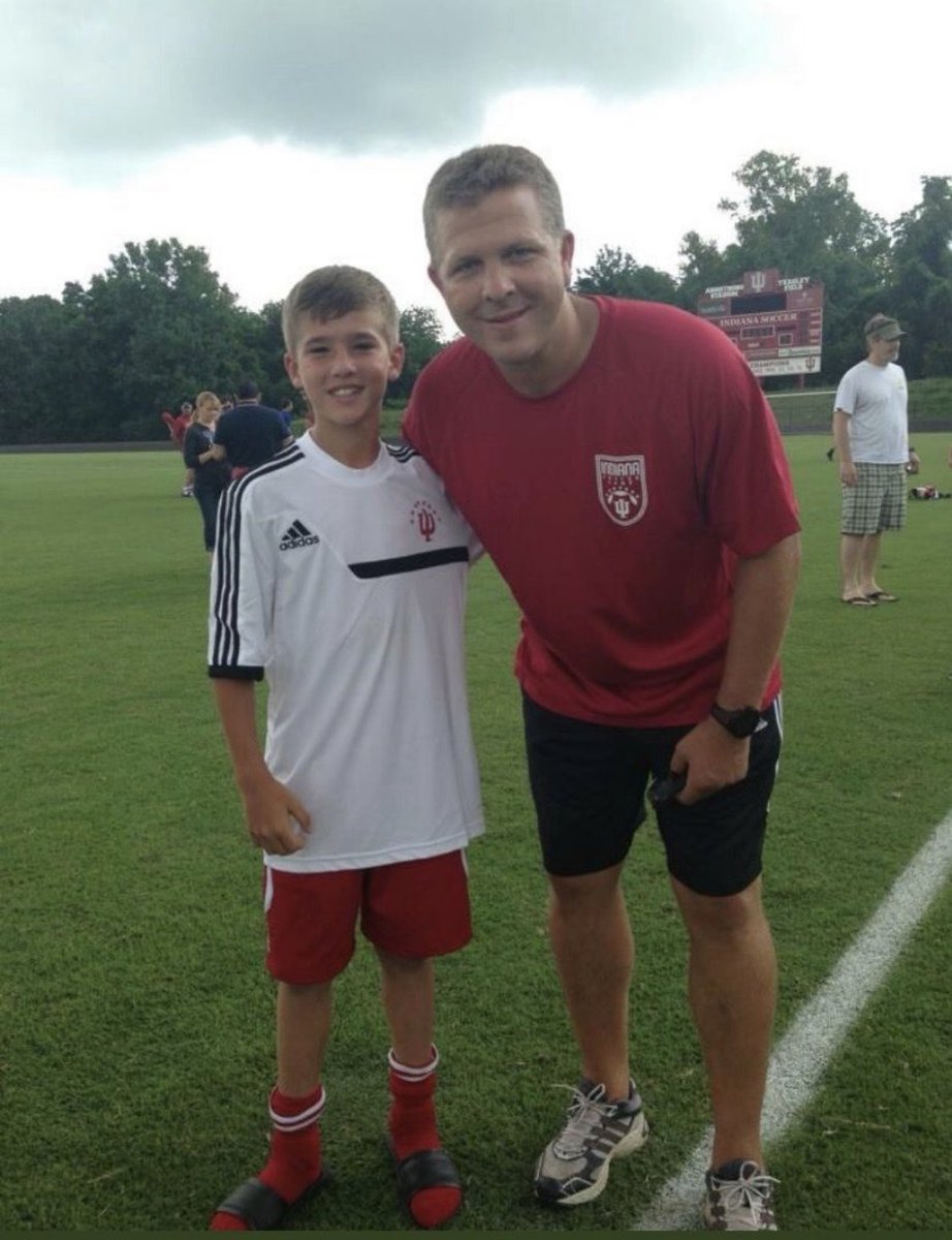 iusoccercamp's tweet photo. TBT at Indiana Soccer Camp.  Identify the past (pic 1), current (pic 2), and incoming IU player (pic 3) during their camp days. Retweet and reply with your three answers for a chance to win a free adidas IU Soccer hat. Additional hints coming later today #iusoccercampchallenge https://t.co/vpx45NbjtK