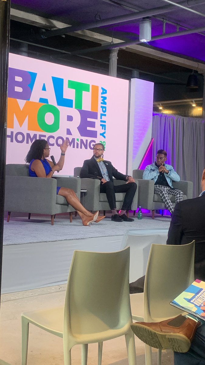 BMoreHomecoming's tweet image. “Intergenerational partnerships require humility and collaboration.”- The Future of Education Panel with Dr. Khalilah Harris, and Ronald McFadden