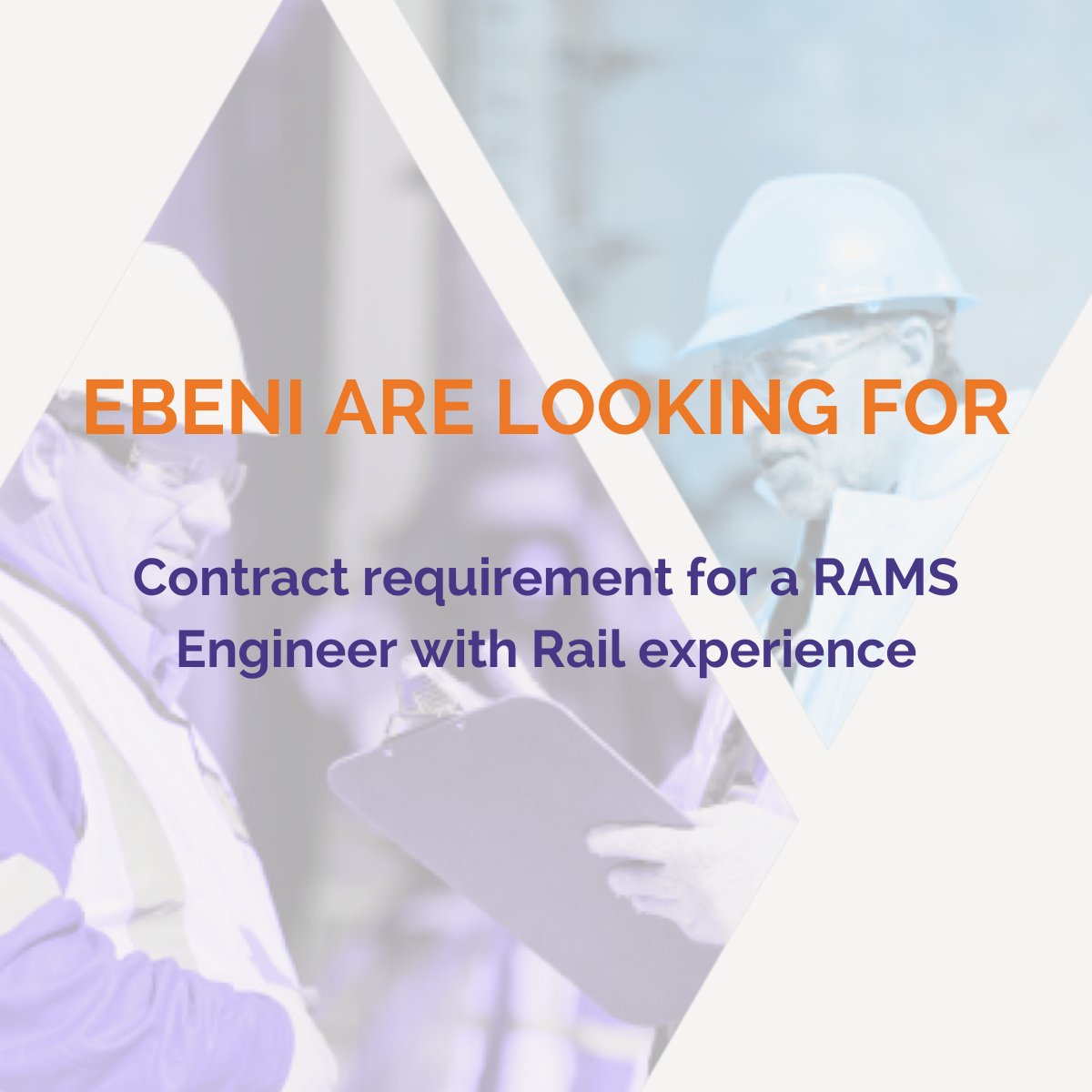contact_ebeni's tweet photo. Calling all RAMS Engineers with Rail experience 🚆
Contact andrew@electusrecruitment.co.uk for more information.

#Ebeni #Rail #RAMS #Engineers #ContractEngineers https://t.co/r1ilcphPVM