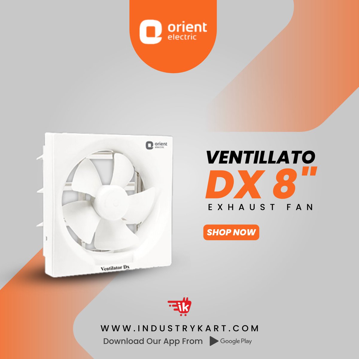industrykart's tweet photo. ✅ Orient Ventillator DX 8" Exhaust Fan
.
.
Get Exclusive Offers on Your Order
🔗Order Now - https://t.co/rc0vl3CrxO
.
.
#exhaustfan #industrykartkar #industrieskipehlipasand #supplychain #orient #electricitems #procurement https://t.co/B10i62EatQ