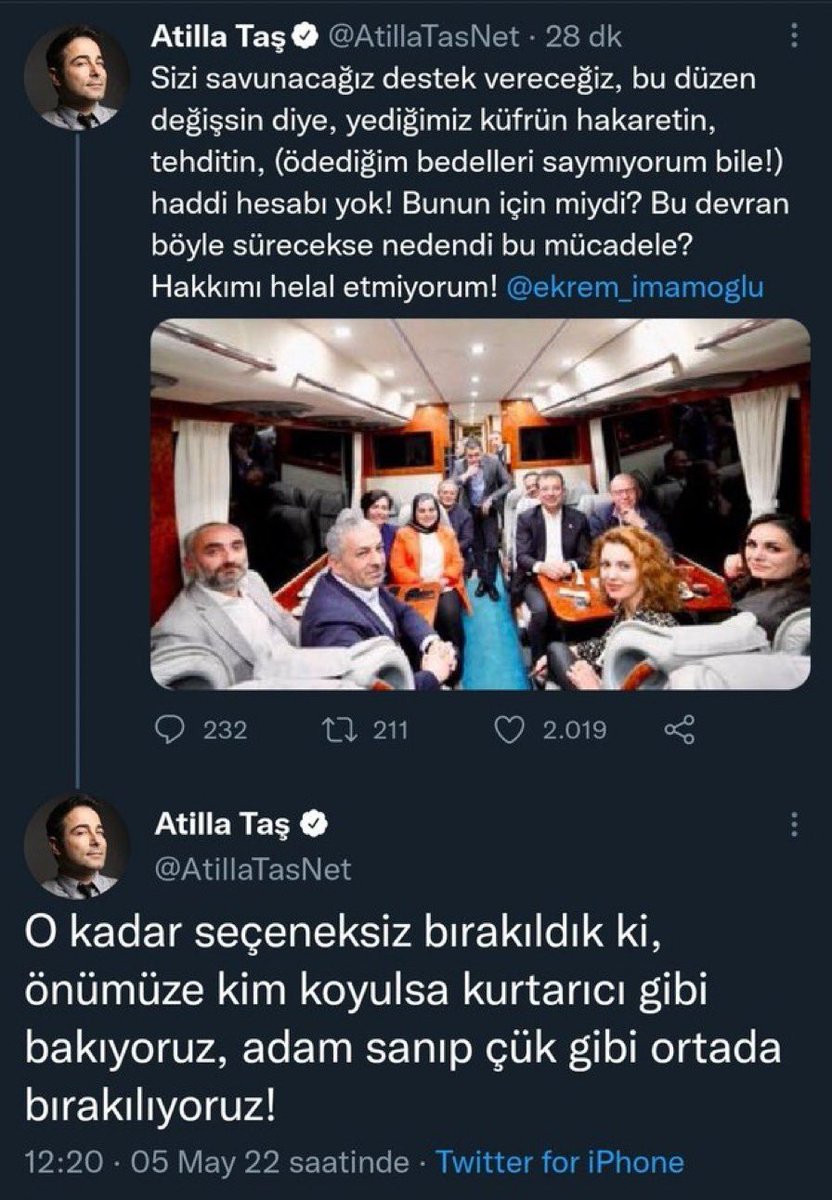 Atilla Taş' a Bakıp İbret Alın.. Yoksa Ne Gibi Ortada Kalacağınızın Resmidir..🙈 Nagehan Taşçı #imamoğlu