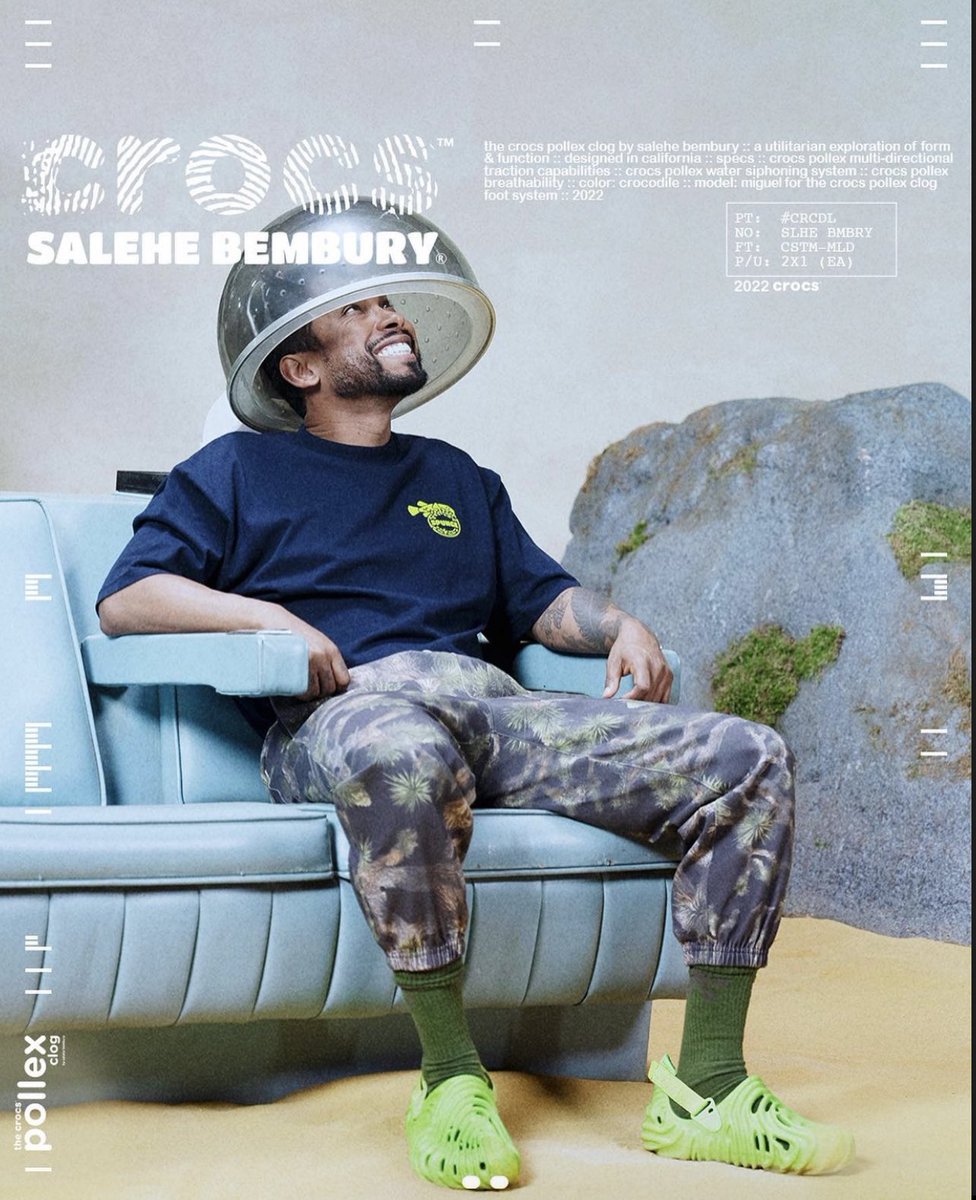 Outlander Magazine on X: Crocs x Imran Potato “Caveman” (2023)   / X