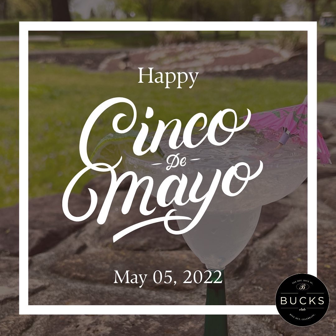 The_Bucks_Club's tweet photo. Happy Cinco De Mayo! 🍸

We will be celebrating Cinco De Mayo at The Bucks Pub with a selection of menu and drink specials!

Give us a call at (215)343-0350 ext 107 or email mare@thebucksclub.com to make your reservations! 📞 

**Open to the public** https://t.co/H8zjnUDM4o