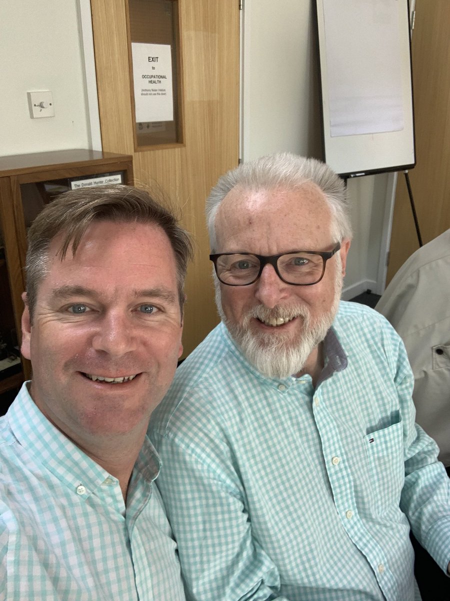 Shirt twin day <a href="/AnthonyNolan/">Anthony Nolan</a> with <a href="/HLAB8/">Prof Steven GE Marsh</a> it’s a match!!